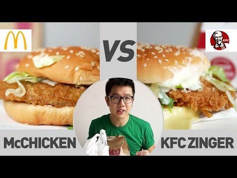 McChicken vs KFC Zinger (#3BitesChallenge) | TricycleTV