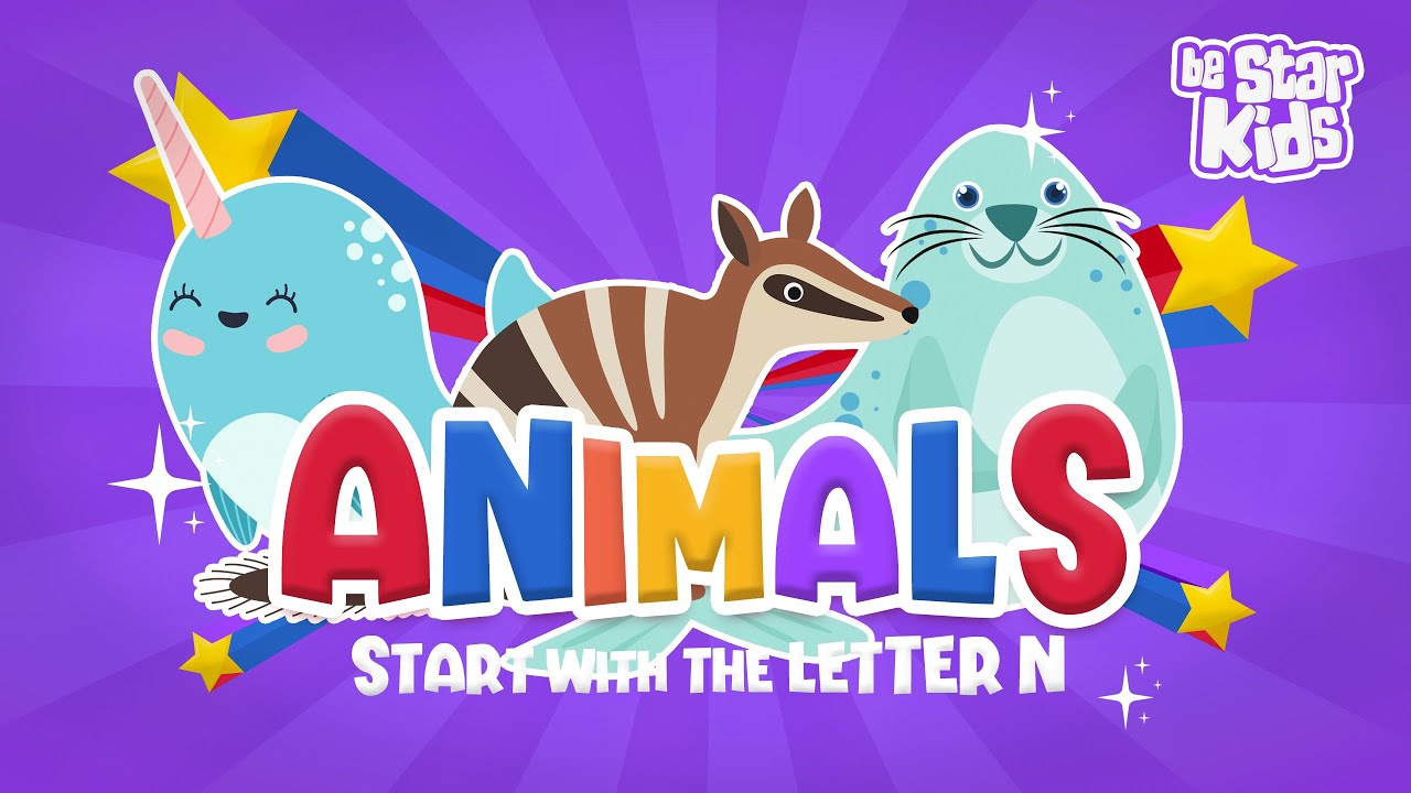 Learning Alphabet Animals Starting With N Learn Animal Words That 