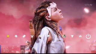 PS4 7.55 Jailbreak Custom Theme with Game OST | Horizon Zero Dawn