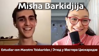 🔥 Estudiar con el gran Nikolai Tsiskaridze / Этюд у великого Николая Цискаридзе (Misha Barkidjija)