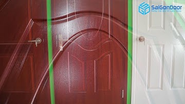 GIỚI THIỆU SẢN PHẨM CỬA GỖ CÔNG NGHIỆP HDF VENEER GIÁ 2.850.000Đ/BỘ 3A SAIGONDOOR