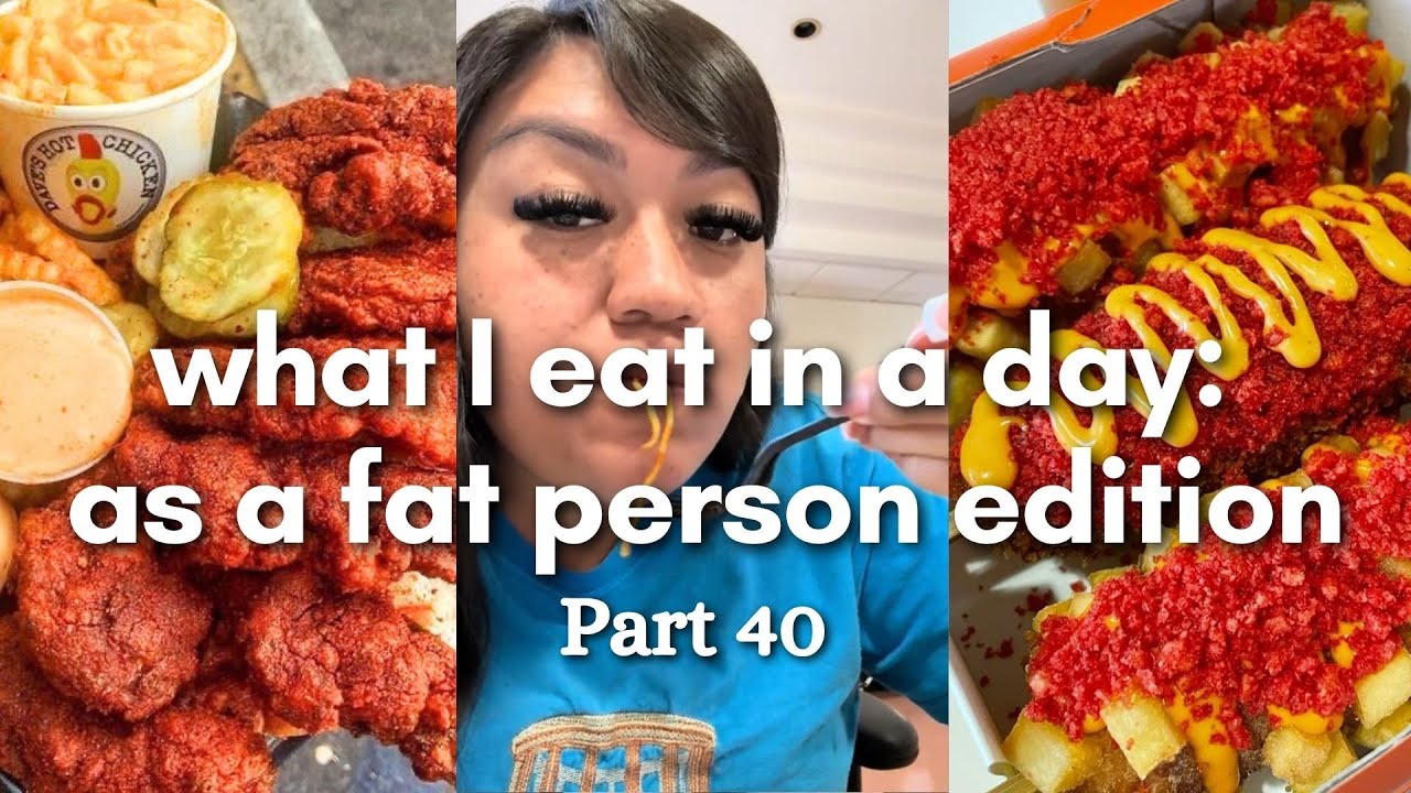 🍝what I eat in a day as a FAT person part 40 tiktoks compilation🍝