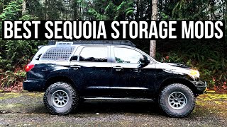 Toyota Sequoia Overland Storage Mods