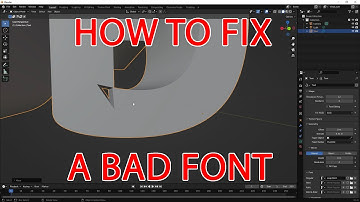 How to Fix Fonts to Save Time on Blender