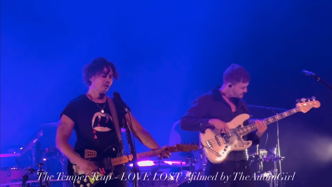 The Temper Trap LOVE LOST Live Band The Fonda Theatre Hollywood CA Nov 9 2025