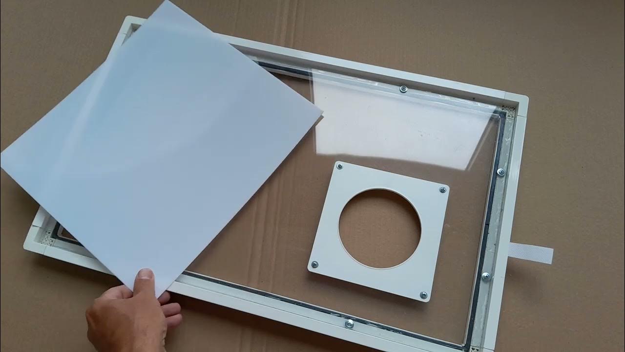 Вставка в окно для мобильного кондиционера с непрозрачным наполнением ...