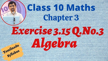 10th std Maths  Exercise 3.15 Q.no.3 Chapter 3 AlgebraGraph of Variations (2020 Edition) TN Syllabus