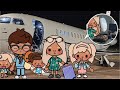 Flying to spain on a private jet for my birt.ay   with voice  toca boca family roleplay