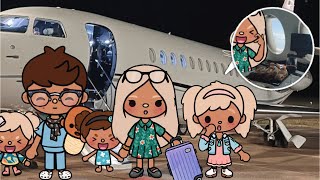 Flying To Spain On A Private Jet For My Birthday With Voice Toca Boca Family Roleplay