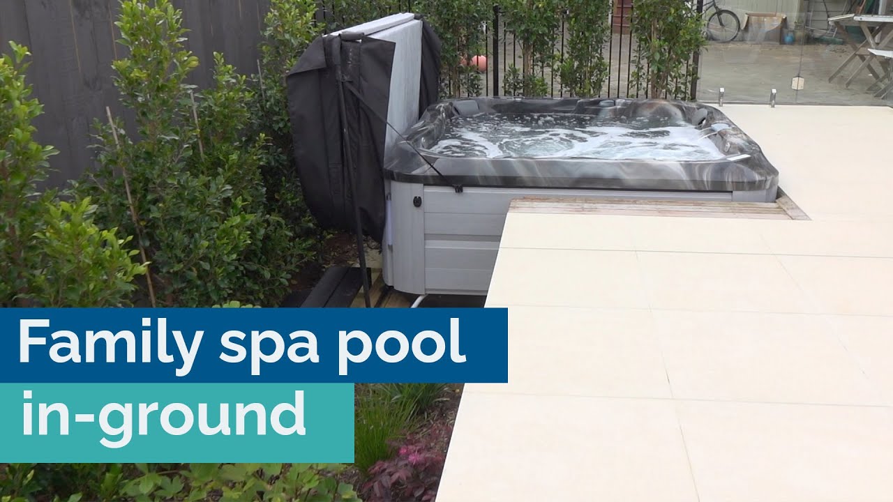 How to install a family spa pool in-ground