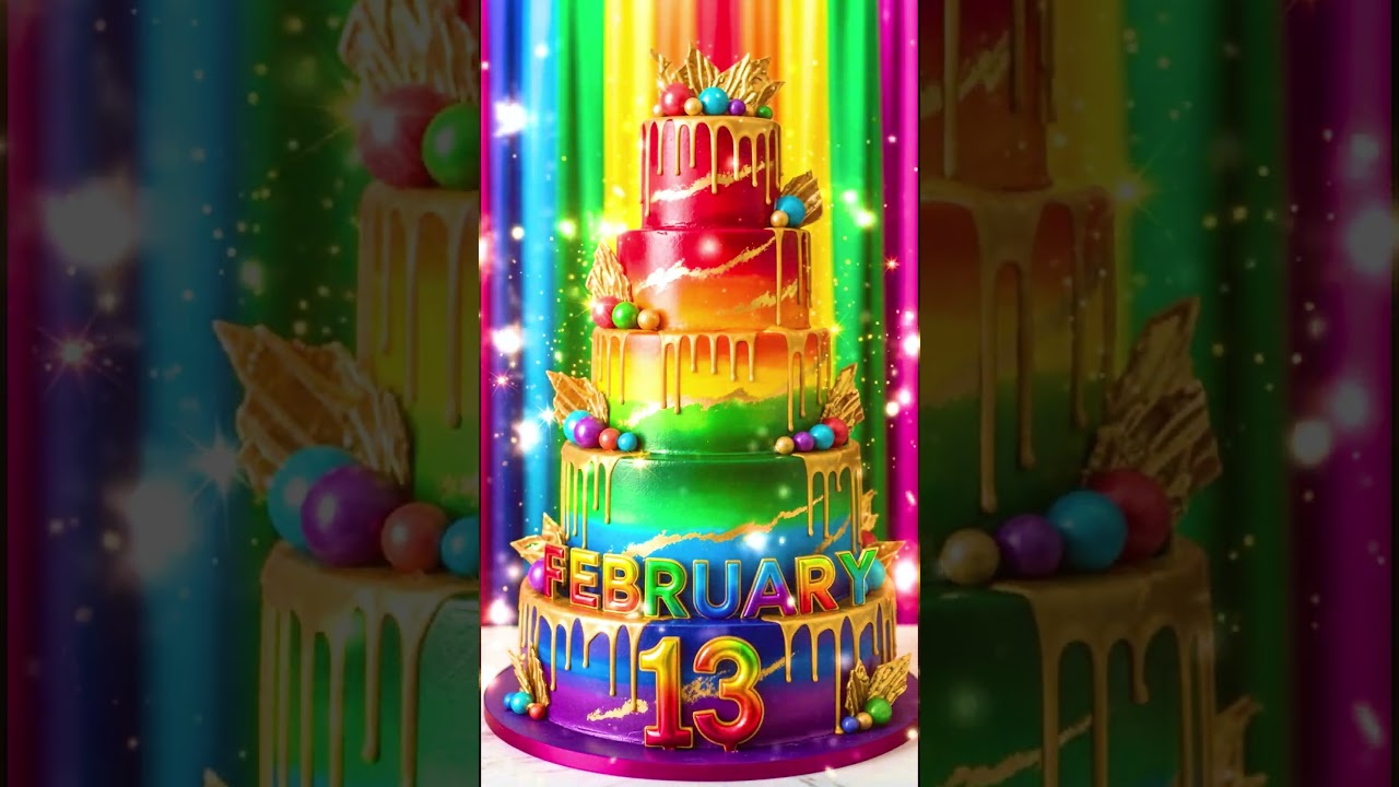 FEBRUARY 13th! 🎂 Best Happy Birthday Song Ever | Let’s Celebrate! 🎉