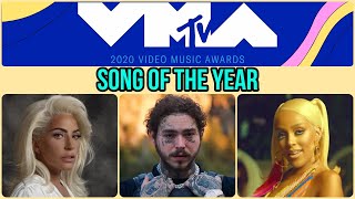 SONG OF THE YEAR Nominations | 2020 MTV Video Music Awards #VMAs