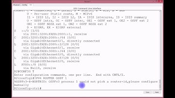 Cisco CCNA R/S Labs - Configuring OSPFv3 and IPv6 Default Routes