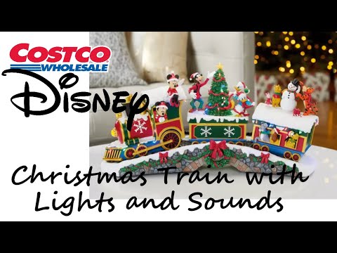 Disney Christmas Train with Lights and Sounds - Costco Disney