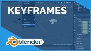 Keyframes - Blender 2.80 Fundamentals