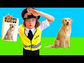 LOST DOG FOR BIGGY THE POLICEMAN Pretend Play w/ The Norris Nuts