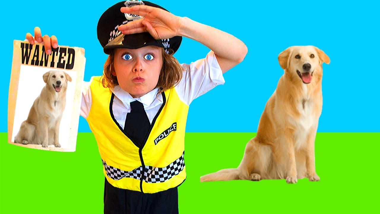 LOST DOG FOR BIGGY THE POLICEMAN Pretend Play w/ The Norris Nuts YouTube