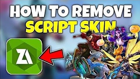 HOW TO REMOVE SCRIPT SKIN IN MOBILE LEGENDS 2025
