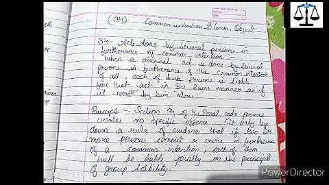 Commom Intention (sec.34)/common Object (sec.149)