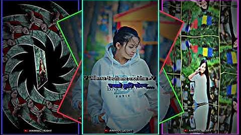 New Nepali Song XML Video Salle Banko Dalle Chayeu ♥️#ANMOL__EDIT #alightmotion #new_trending