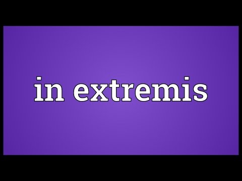 In extremis Meaning