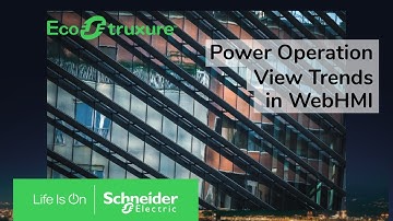EcoStruxure Power Operation: Ch10 - View Trends in WebHMI | Schneider Electric Support