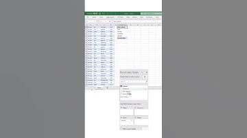 Excel Pivot Table Vertical Layout #shorts #shortvideo