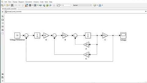 Matlab Boost Converter Control Using Integral State Feedback and Linear Quadratic Regulator (LQR)