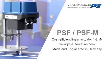 The new linear actuator PSF/-M with failsafe function or manual override