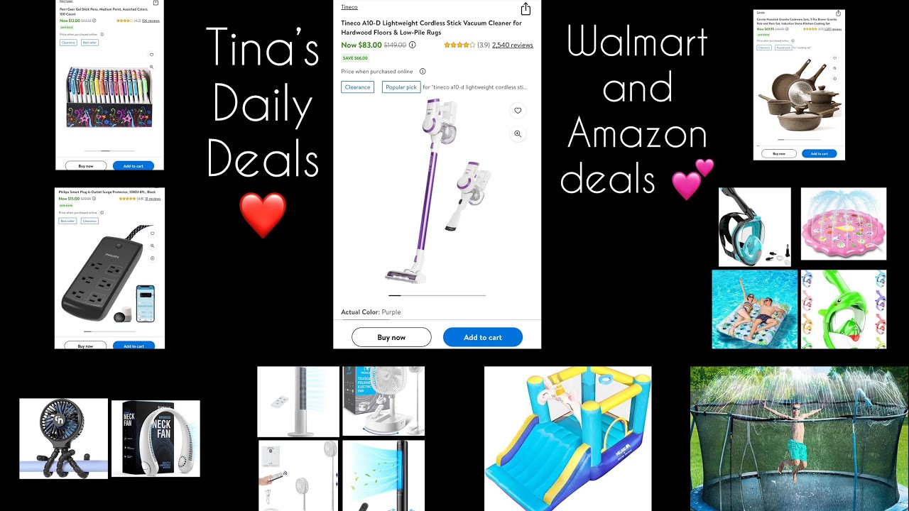 Walmart clearance and Amazon deals with promo codes ️ Happy Father’s Day ️ June 18,2023 💗 YouTube