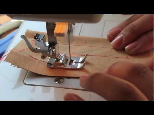 Aprende a utilizar la maquina de coser: puntadas básica 