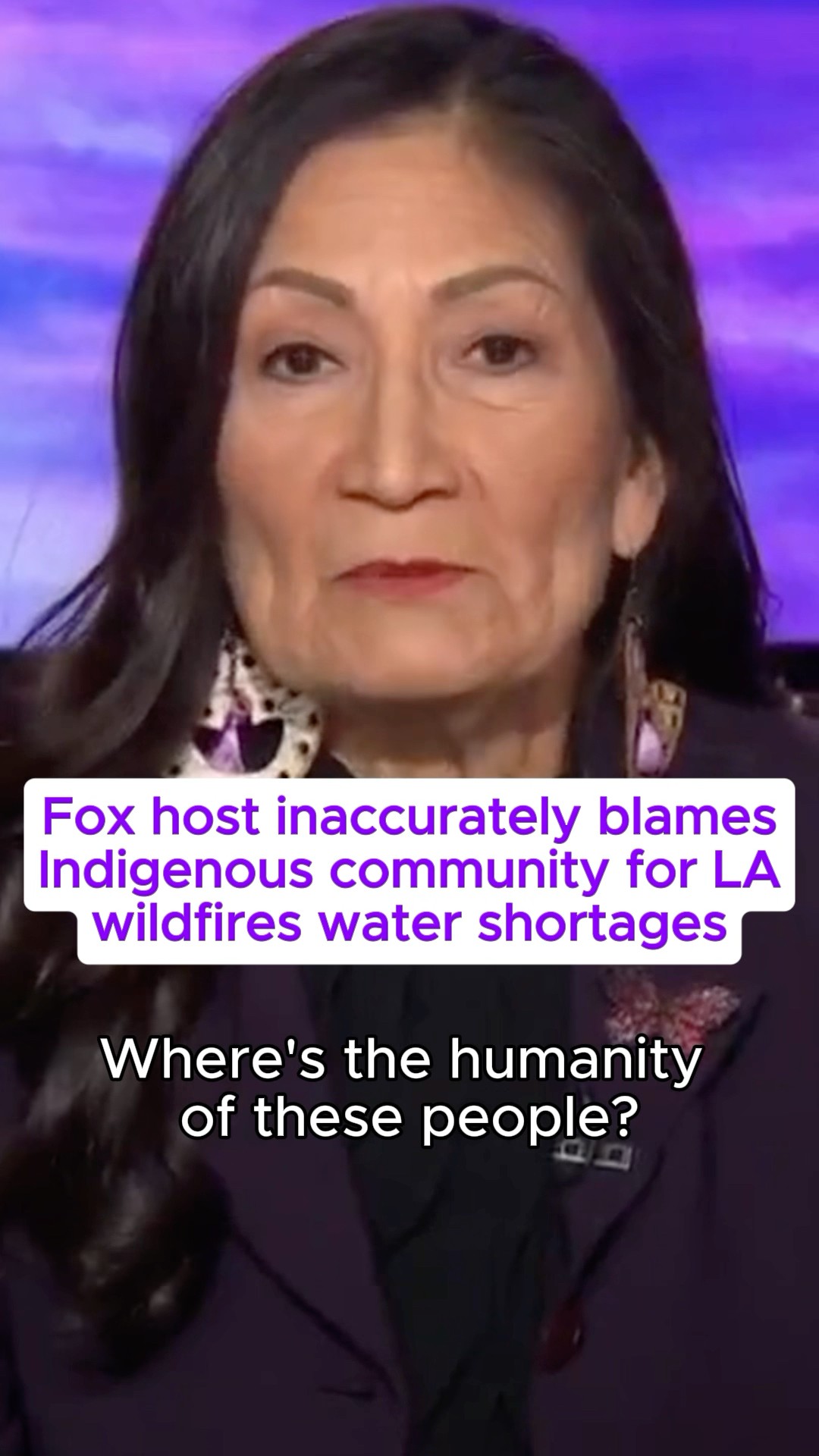 Fox host inaccurately blames Indigenous community for L.A. wildfires' water shortages