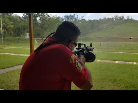 Full auto Colt AR 15 with 100 rounds beta mag