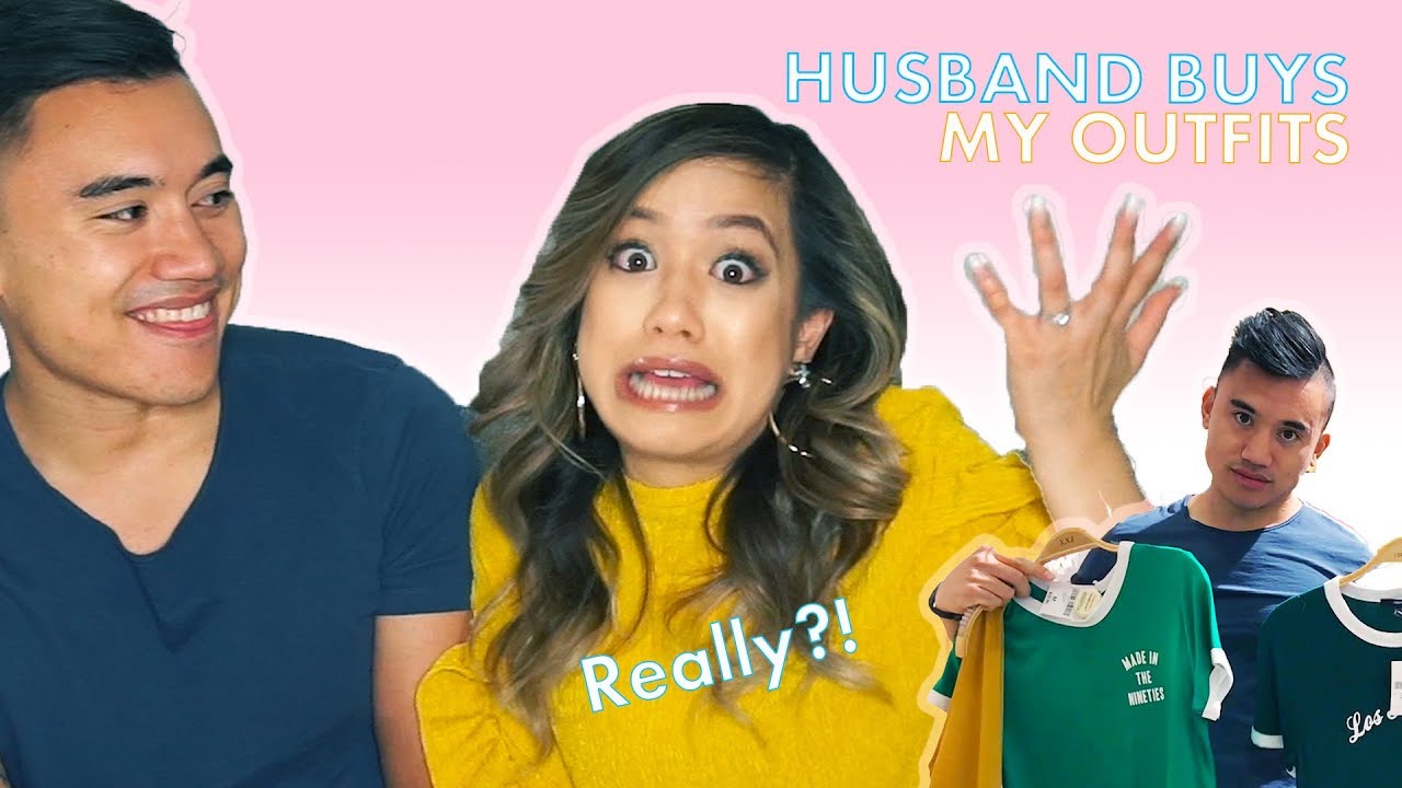 HUSBAND BUYS MY OUTFITS CHALLENGE! | Charlie and Amber