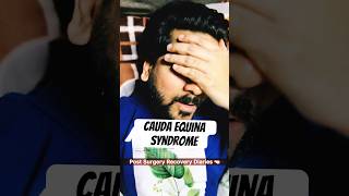 Cauda Equina Syndrome Post Surgery Recovery Diaries 🤜🏻 #caudaequinasyndrome #caudaequina