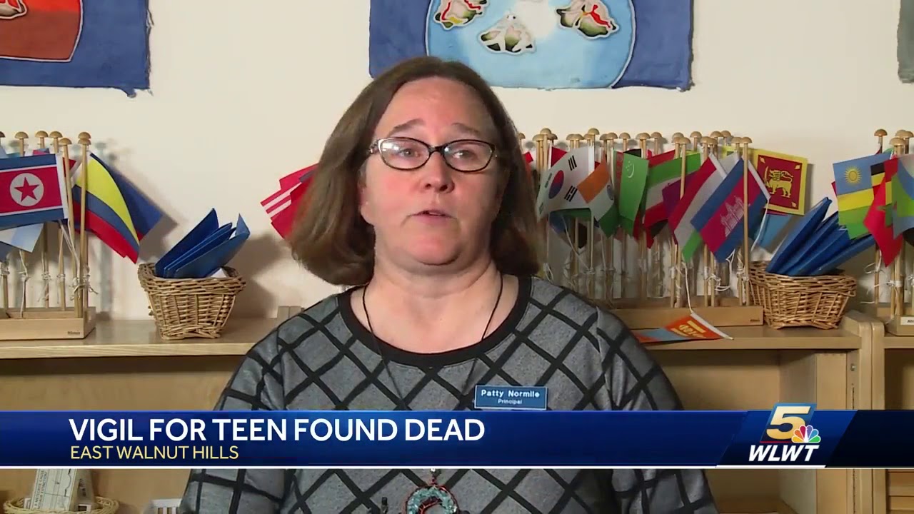 Vigil held at former school of teen found dead - YouTube