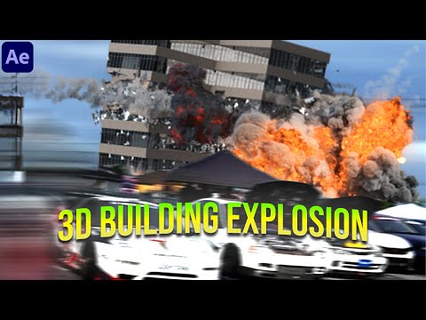 3D Building Explosion Effect in After Effects