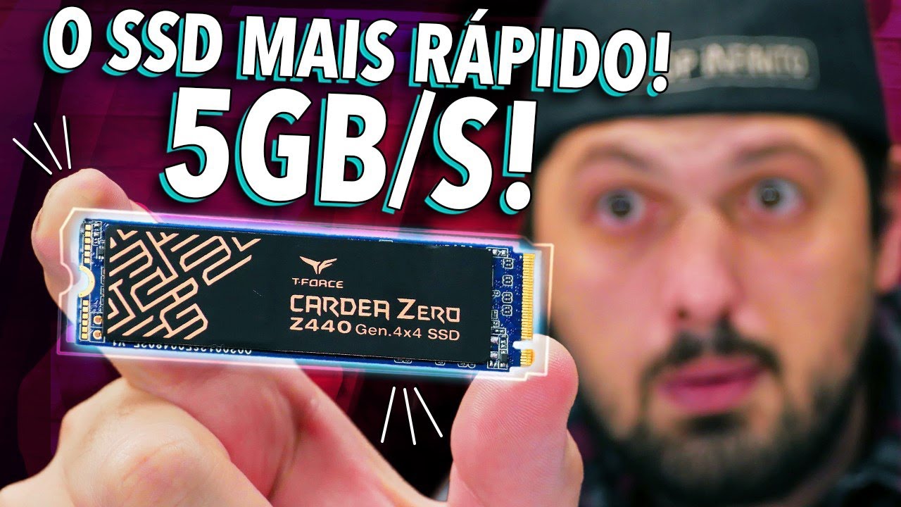 O SSD MAIS RÁPIDO QUE EU JÁ VI! CARDEA ZERO Z440
