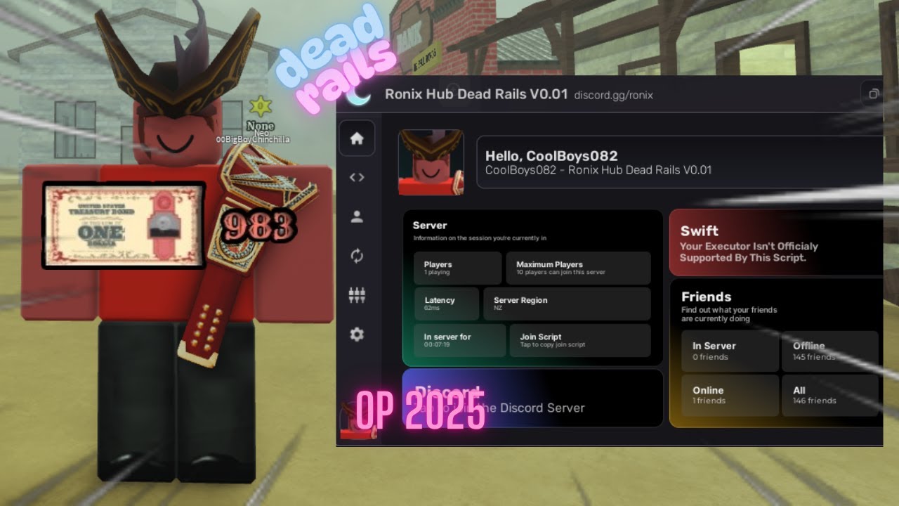 Dead Rails [Alpha] 2025 Auto Bond and Auto Win - Roblox Scripts - YouTube