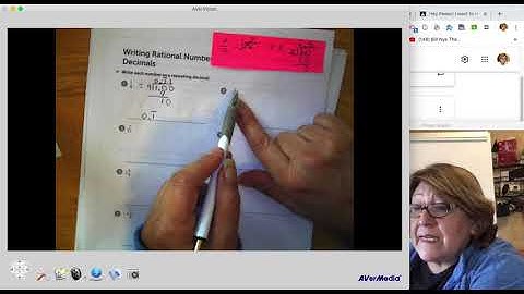 11 - Writing rational Numbers as Repeating Decimals