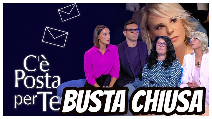 GRAZIANA CERCA SUA MADRE A C’È POSTA PER TE SCOMPARSA DA 18 ANNI LEI FA SCENA MUTA BUSTA CHIUSA!