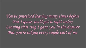 The Last Time The Script Lyrics