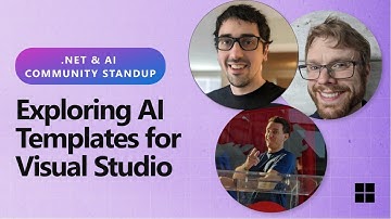 .NET AI Community Standup - Exploring AI Templates for Visual Studio