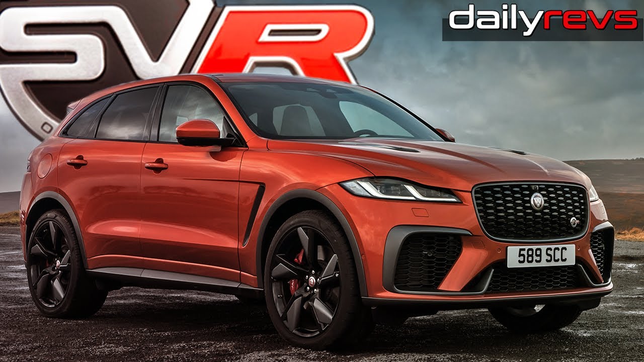 21 Jaguar F Pace Svr Atacama Orange Driving Spec Youtube