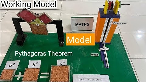 Working Model Mathematics Project | Pythagoras Theorem Project| Class 8 maths project in Urdu Hindi