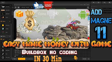 how to make your Own Android PC game Buildbox 11 ADD Magnet In Game