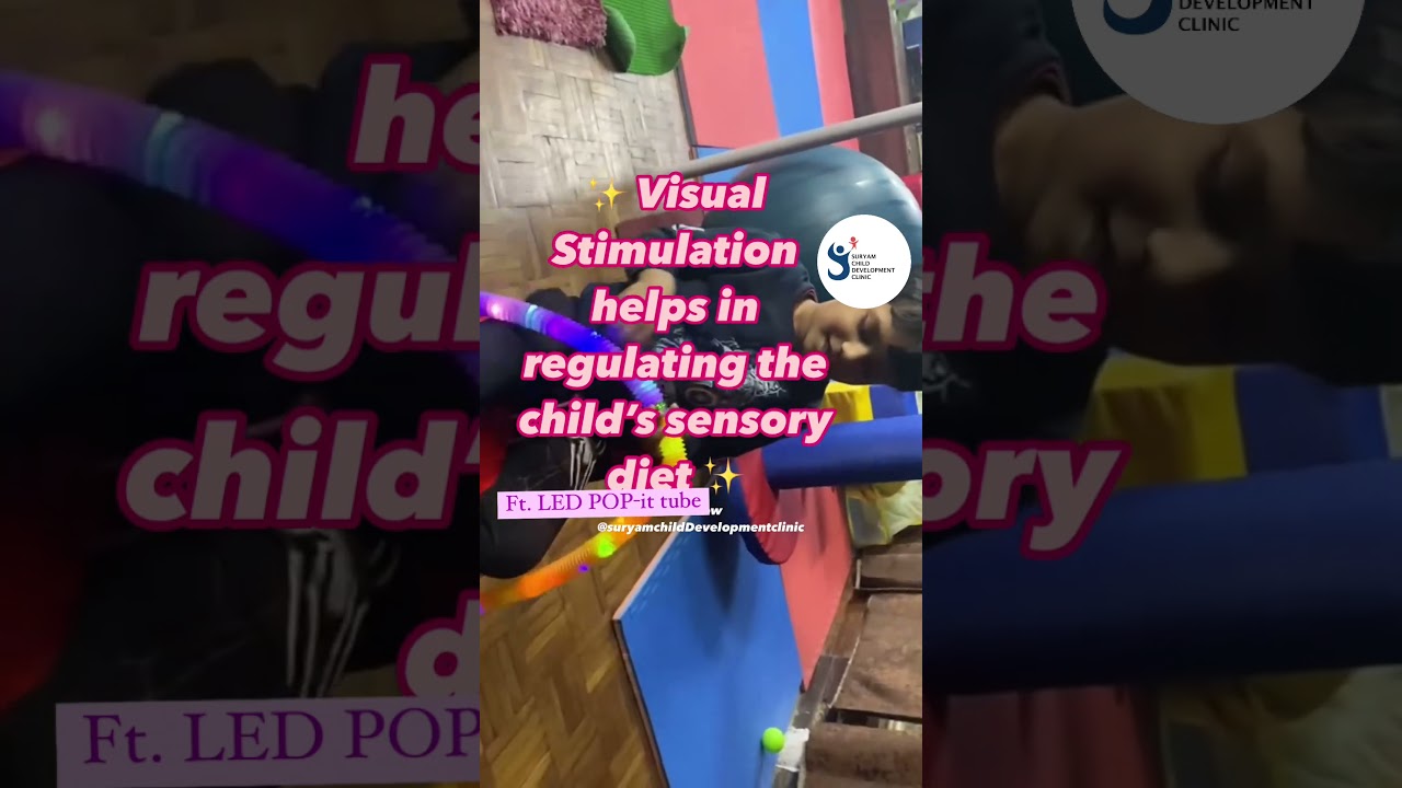 Let’s lighten up world with Stars   Today’s topic is VISUAL STIMULATION Sight  