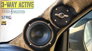 DRUMS STEG MSS 3-WAY ACTIVE LIVE TEST+CUSTOM SETUP 4K