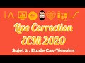 Live correction ecni 2020 sujet 2