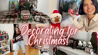 Decorating our DC apartment for Christmas!| Vlogmas